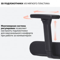 Кресло SPARX Toro Plus Black/Black черный/черный Кресло SPARX Toro Plus Black/Black черный/черный