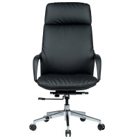 Кресло SPARX Valmor PU Chrome / Black экокожа/черный Кресло SPARX Valmor PU Chrome / Black экокожа/черный