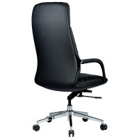 Кресло SPARX Valmor PU Chrome / Black экокожа/черный Кресло SPARX Valmor PU Chrome / Black экокожа/черный