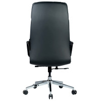 Кресло SPARX Valmor PU Chrome / Black экокожа/черный Кресло SPARX Valmor PU Chrome / Black экокожа/черный