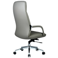 Кресло SPARX Valmor PU Chrome / Light Grey экокожа/светло-серый Кресло SPARX Valmor PU Chrome / Light Grey экокожа/светло-серый