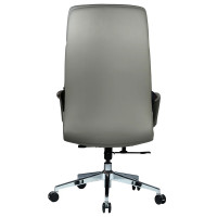 Кресло SPARX Valmor PU Chrome / Light Grey экокожа/светло-серый Кресло SPARX Valmor PU Chrome / Light Grey экокожа/светло-серый