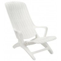 Шезлонг №1 610*900*930 мм белый