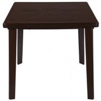 Стол пластиковый квадратный 800*800*710 мм шоколадный купить в Минске