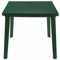 Стол пластиковый квадратный 800*800*710 мм темно-зеленый купить в Минске