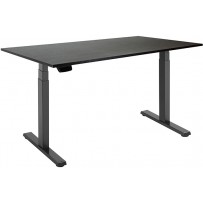 Стол с регулируемой высотой Unique Ergo Desk Black