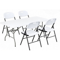 Комплект складной мебели Sundays AC-Z180/AC-Y53C (белый)