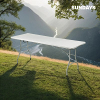 Комплект складной мебели Sundays AC-Z180/AC-Y53C (6 шт., белый) купить в Минске