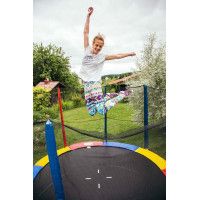 Батут Sundays Acrobat-D252 с сеткой разноцветный купить в Минске Батут Sundays Acrobat-D252 с сеткой разноцветный купить в Минске