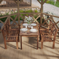 Комплект садовой мебели Sundays Ф-183 1/4 орех купить в Минске Комплект садовой мебели Sundays Ф-183 1/4 орех купить в Минске
