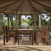 Комплект садовой мебели Sundays Ф-183 1/4 орех купить в Минске Комплект садовой мебели Sundays Ф-183 1/4 орех купить в Минске