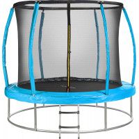 Батут Sundays Favorite Premium 10FT (голубой, с сеткой, с лестницей)
