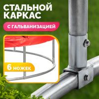 Батут Sundays Favorite Premium 10FT (красный, с сеткой, с лестницей) купить в Минске Батут Sundays Favorite Premium 10FT (красный, с сеткой, с лестницей) купить в Минске