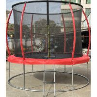 Батут Sundays Favorite Premium 8FT (красный, с сеткой, с лестницей) купить в Минске Батут Sundays Favorite Premium 8FT (красный, с сеткой, с лестницей) купить в Минске