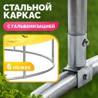 Батут Sundays Favorite Premium 8FT (желтый, с сеткой, с лестницей) купить в Минске Батут Sundays Favorite Premium 8FT (желтый, с сеткой, с лестницей) купить в Минске