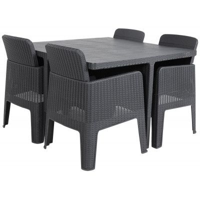 Комплект садовой мебели Sundays Lemnos 031+008 черный купить в Минске