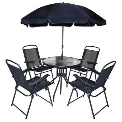 Комплект садовой мебели Sundays LUC-131 черный купить в Минске