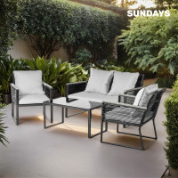 Комплект садовой мебели Sundays LUC-X-A4-W0357 серый купить в Минске Комплект садовой мебели Sundays LUC-X-A4-W0357 серый купить в Минске