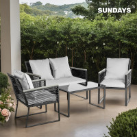 Комплект садовой мебели Sundays LUC-X-A4-W0357 серый купить в Минске Комплект садовой мебели Sundays LUC-X-A4-W0357 серый купить в Минске