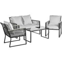 Комплект садовой мебели Sundays LUC-X-A4-W0357 серый