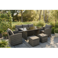 Комплект садовой мебели Sundays Madeira SFS 020 серый/капучино подушки купить в Минске