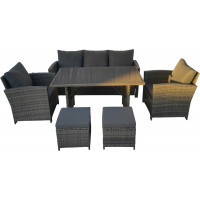 Комплект садовой мебели Sundays Madeira SFS 020 серый/капучино подушки купить в Минске