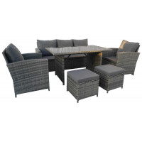 Комплект садовой мебели Sundays Madeira SFS 020 серый/капучино подушки