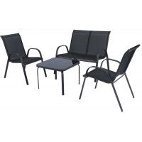 Комплект садовой мебели Sundays Palm черный