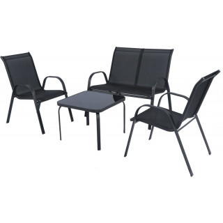 Комплект садовой мебели Sundays Palm черный Комплект садовой мебели Sundays Palm черный