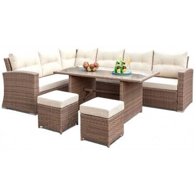 Комплект садовой мебели Sundays Santorini SFS 019 (бежевые подушки) купить в Минске