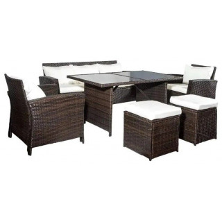 Комплект садовой мебели Sundays Madeira SFS 020 бежевые подушки Комплект садовой мебели Sundays Madeira SFS 020 бежевые подушки