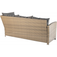 Комплект садовой мебели Sundays Alcamo SFS 056 (бежевый/серые подушки) купить в Минске