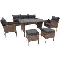 Комплект садовой мебели Sundays Taormina SFS 078 (коричневый) купить в Минске Комплект садовой мебели Sundays Taormina SFS 078 (коричневый) купить в Минске