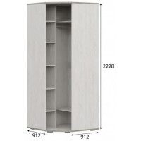 Шкаф угловой SV-МЕБЕЛЬ (МС Александрия) ШК-210 серия 3 сосна санторини светлый купить в Минске Шкаф угловой SV-МЕБЕЛЬ (МС Александрия) ШК-210 серия 3 сосна санторини светлый купить в Минске