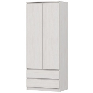 Шкаф двухстворчатый SV-МЕБЕЛЬ МС Бриз-1 К ясень анкор светлый