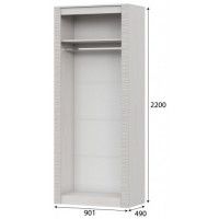 Шкаф двухстворчатый SV-МЕБЕЛЬ (МС Гамма 20 К) серия №4 ясень анкор светлый / сандал светлый универсальный купить в Минске Шкаф двухстворчатый SV-МЕБЕЛЬ (МС Гамма 20 К) серия №4 ясень анкор светлый / сандал светлый универсальный купить в Минске