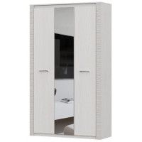 Шкаф трехстворчатый SV-МЕБЕЛЬ (МС Гамма 20 К) серия №4 ясень анкор светлый / сандал светлый