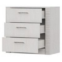 Комод-витрина SV-мебель (МС Гамма 20 К) серия №4 ясень анкор светлый / сандал светлый (3 ящика) купить в Минске