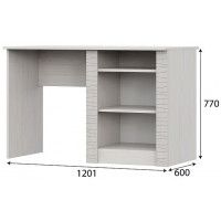 Письменный стол SV-мебель (МС Гамма 20 К) серия №4 ясень анкор светлый / сандал светлый купить в Минске Письменный стол SV-мебель (МС Гамма 20 К) серия №4 ясень анкор светлый / сандал светлый купить в Минске