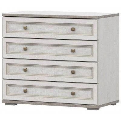 Комод SV-мебель (МС Александрия) КМ-102 серия 3 сосна санторини светлый