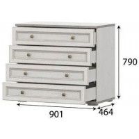 Комод SV-мебель (МС Александрия) КМ-102 серия 3 сосна санторини светлый купить в Минске Комод SV-мебель (МС Александрия) КМ-102 серия 3 сосна санторини светлый купить в Минске