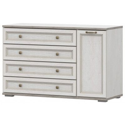 Комод SV-мебель (МС Александрия) КМ-103 серия 3 сосна санторини светлый купить в Минске