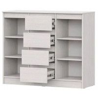 Комод SV-мебель (МС Бриз-1 К) ясень анкор светлый (4 ящика, 2 створки) купить в Минске