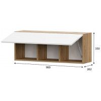 Шкаф навесной SV-МЕБЕЛЬ (МС Милан К) дуб золотой/белый матовый купить в Минске Шкаф навесной SV-МЕБЕЛЬ (МС Милан К) дуб золотой/белый матовый купить в Минске