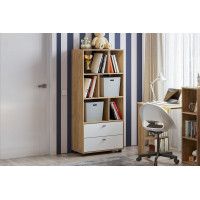 Стеллаж SV-МЕБЕЛЬ (МС Милан К) дуб золотой/белый матовый купить в Минске Стеллаж SV-МЕБЕЛЬ (МС Милан К) дуб золотой/белый матовый купить в Минске