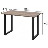 Стол обеденный SV-МЕБЕЛЬ №2 дуб сильвер купить в Минске