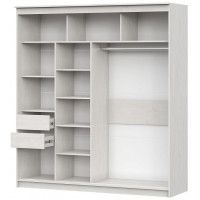 Шкаф-купе SV-МЕБЕЛЬ К №25 (2,0 м) Грей Сосна Санторини Светлый/Графит/Железная руда купить в Минске