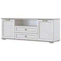 Тумба под телевизор SV-МЕБЕЛЬ (МС Александрия) ТБ-106 серия 3 сосна санторини светлый