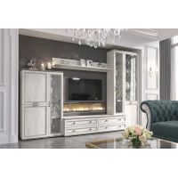 Тумба под телевизор SV-МЕБЕЛЬ (МС Александрия) ТБ-106 серия 3 сосна санторини светлый купить в Минске