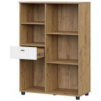 Тумба SV-МЕБЕЛЬ (МС Милан К) дуб золотой/белый матовый купить в Минске